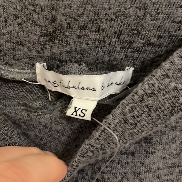 Young Fabulous & Broke buttery soft grey joggers size XS - Picture 6 of 7